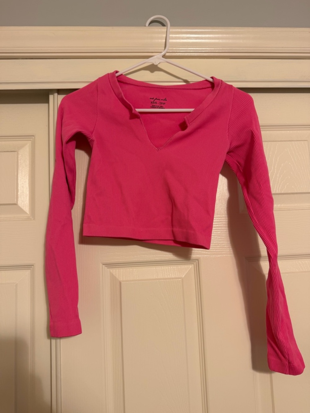 Urban outfitters Out From Under Hot Pink Long Sleeve Top